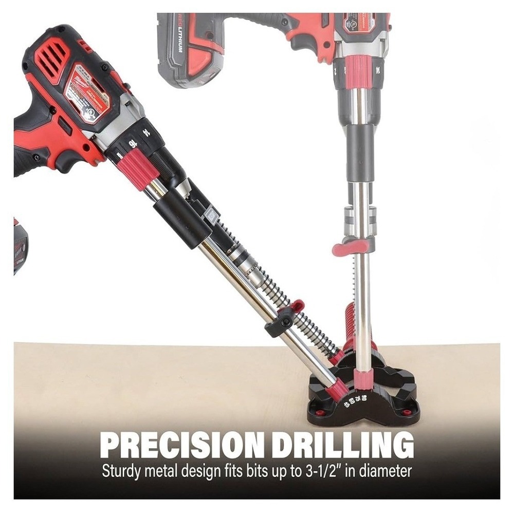 Milescraft 1318 DrillMate Portable Drill Press Guide with 3/8 inch Keyed Chuck - Picture 7 of 8